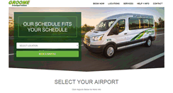 Desktop Screenshot of groometransportation.com